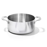 Stainless Steel Mira Series 5.2qt Casserole And Lid P8