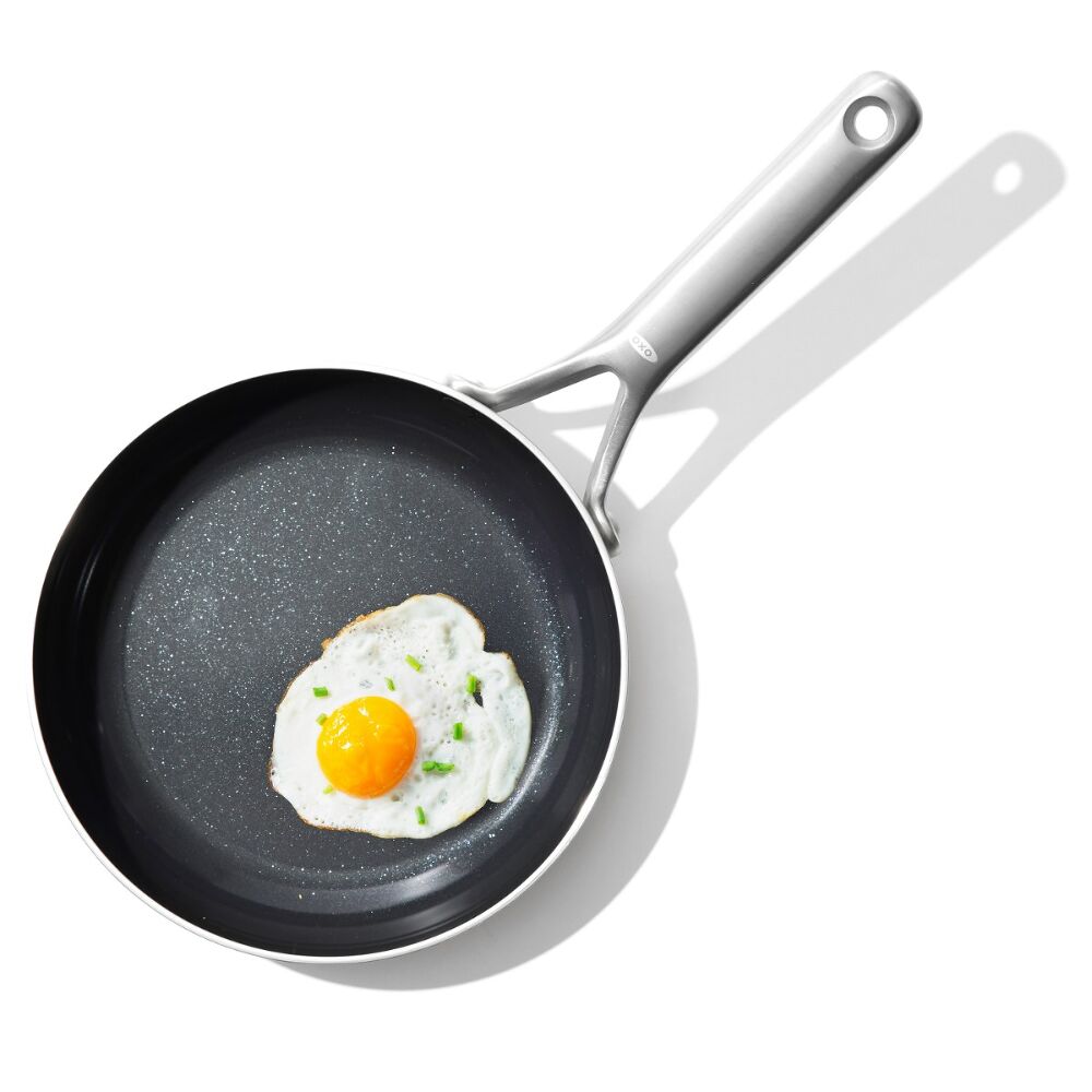 Stainless Steel Mira Series 8in Frypan - Ceramic Z8