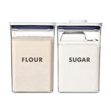2-Piece Prelabeled POP Container Set with Scoop R1