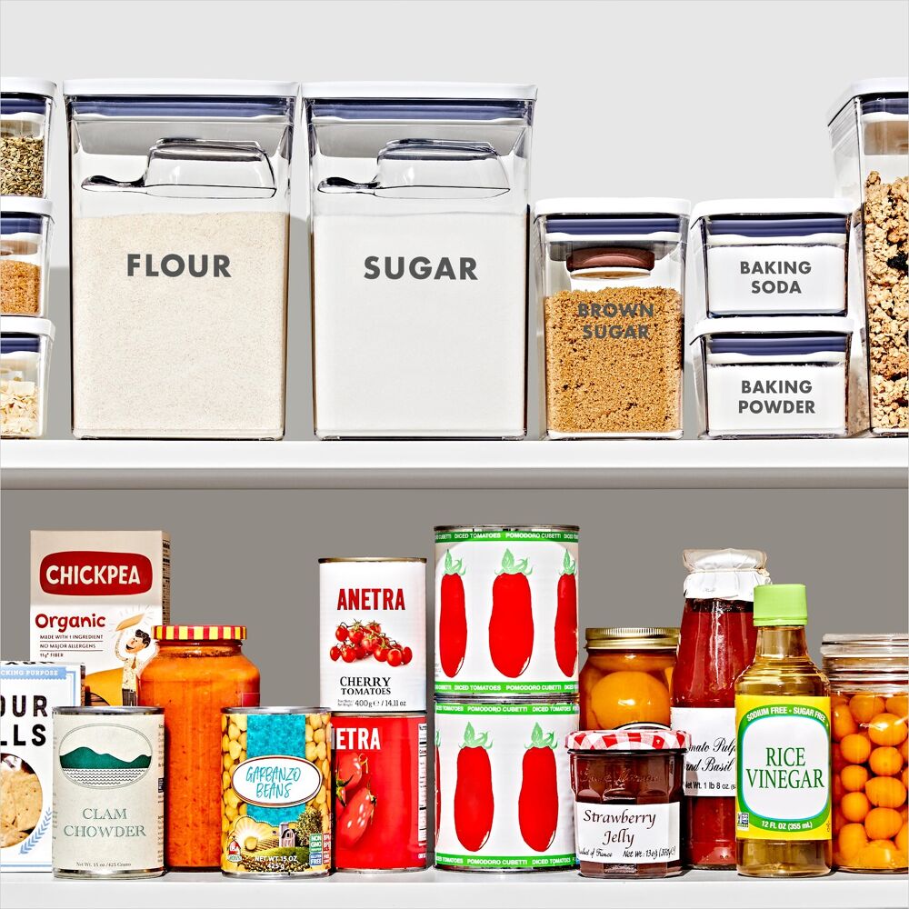 2-Piece Prelabeled POP Container Set with Scoop R1