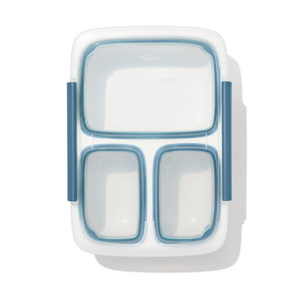 Prep & Go 4.1-Cup Divided Container - Ocean Blue O7