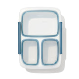 Prep & Go 4.1-Cup Divided Container - Ocean Blue B7