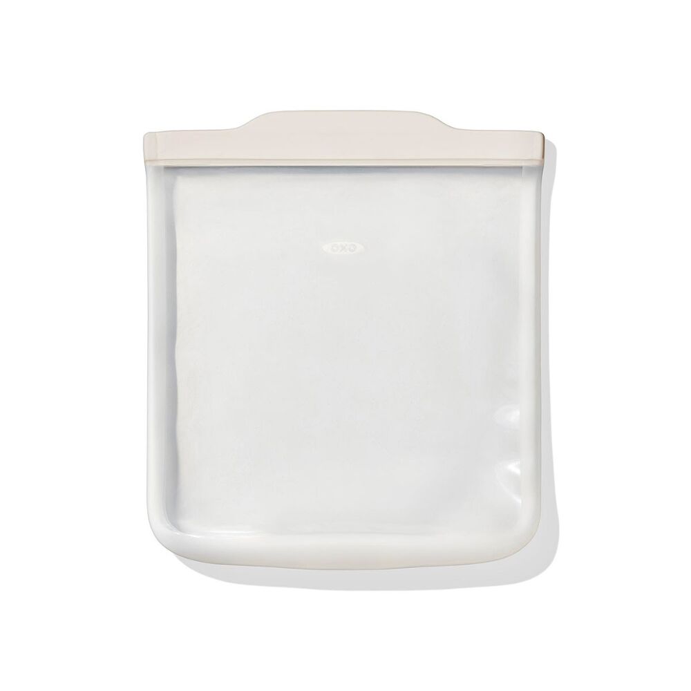 Silicone Reusable Bag - Half Gallon Bag (64 oz) - Oat Q1