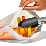 Silicone Reusable Bag - Half Gallon Bag (64 oz) - Oat Q1