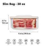 Silicone Reusable Bag - Slim Bag (20 oz) - Oat M5