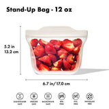 Silicone Reusable Bag - Stand-Up Snack (12 oz) – Oat H2