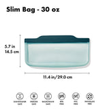 Silicone Reusable Bag - Slim Bag (20 oz) - Lagoon X3