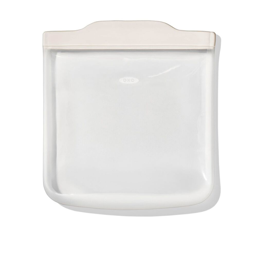 Silicone Reusable Bag - Sandwich Bag (28 oz) - Oat X9