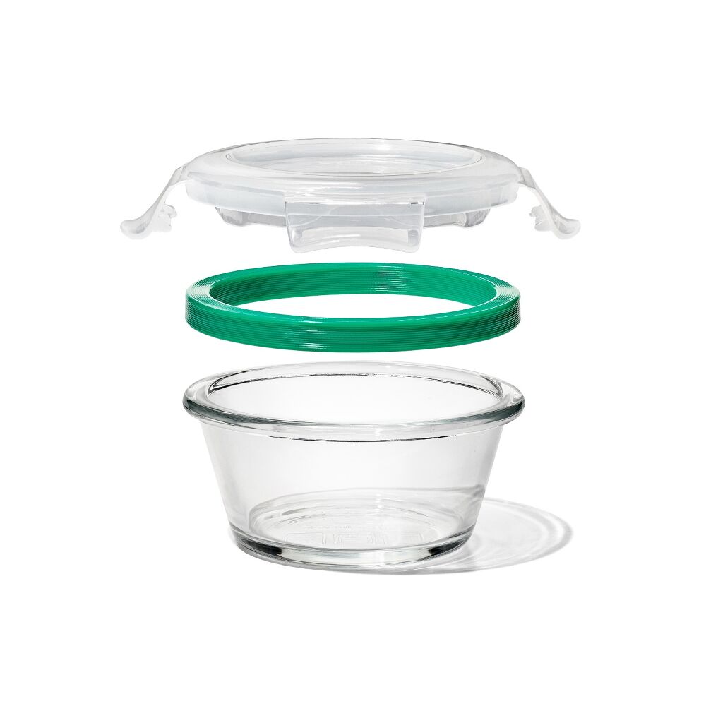 Smart Seal 8-Piece1 Cup Glass Round Container Set U8