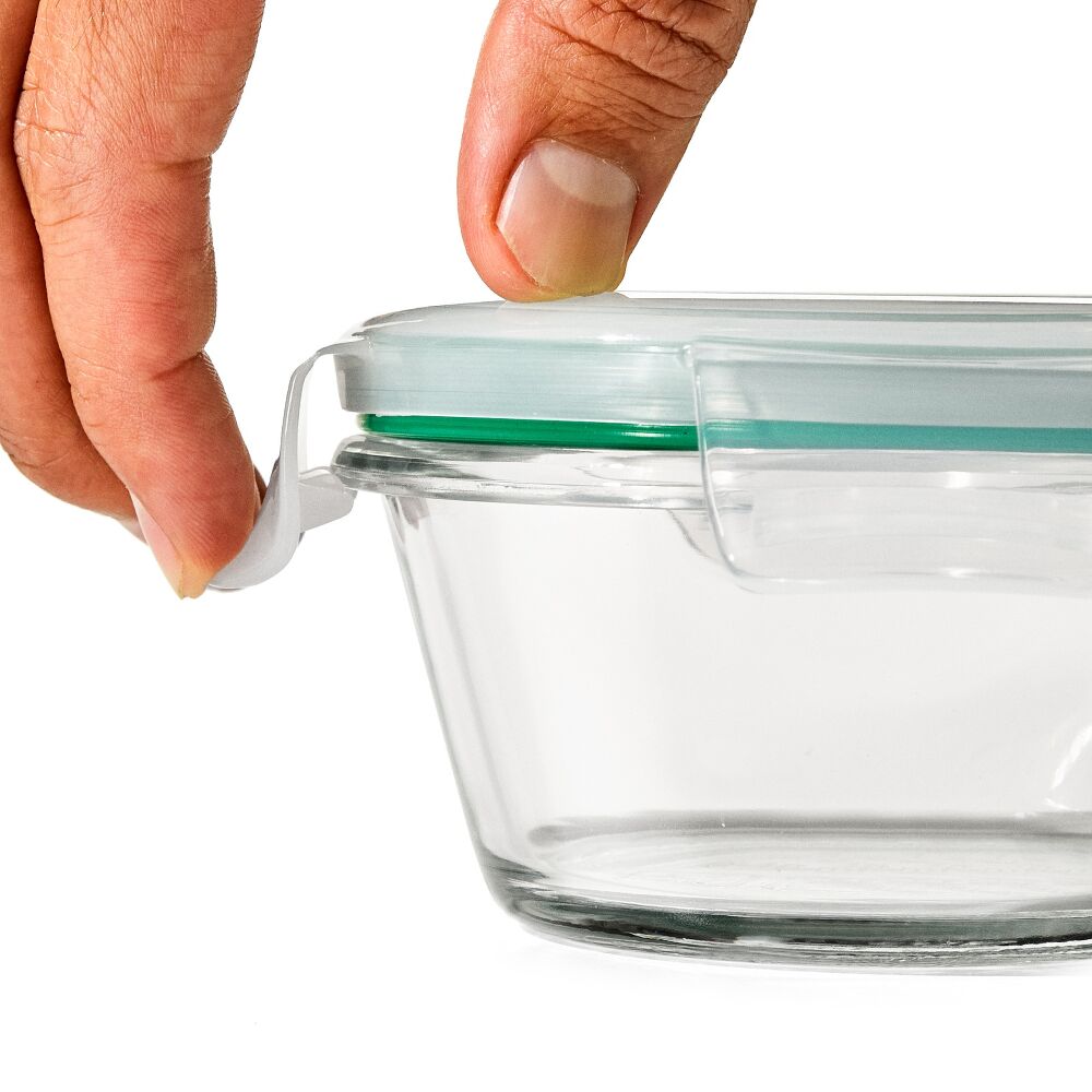 Smart Seal 8-Piece1 Cup Glass Round Container Set U8