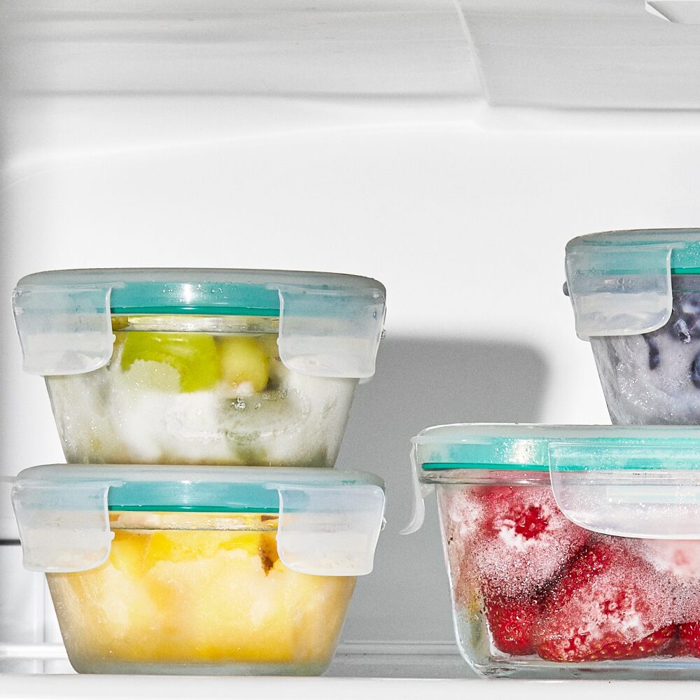 Smart Seal 8-Piece1 Cup Glass Round Container Set U8