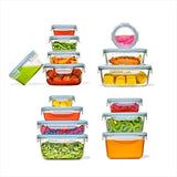 30-Piece Smart Seal Container Set - Arctic Blue J4