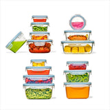 30-Piece Smart Seal Container Set - Arctic Blue B5
