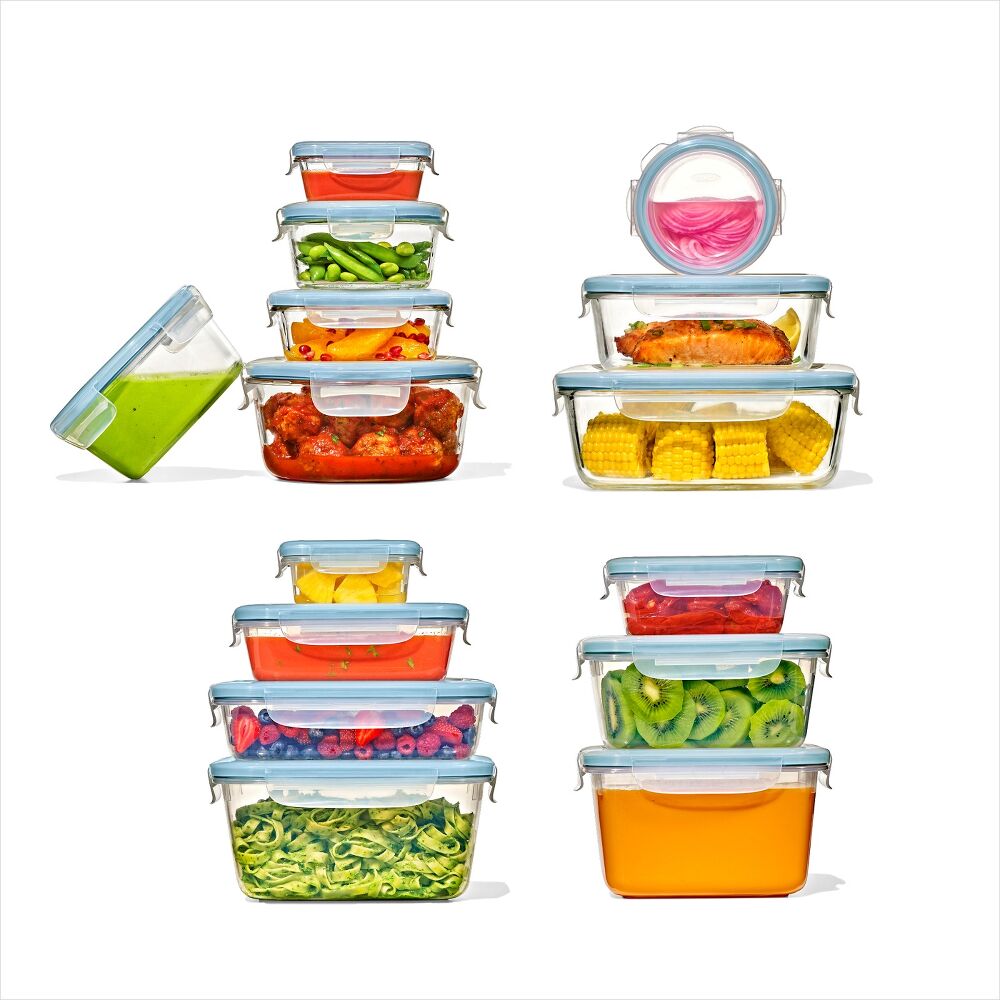 30-Piece Smart Seal Container Set - Arctic Blue J4