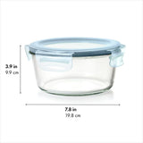 Smart Seal 7-Cup Glass Round Container - Arctic Blue G5