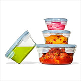 Smart Seal 7-Cup Glass Round Container - Arctic Blue G5