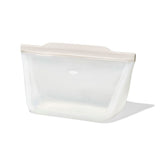 Silicone Reusable Bag - Stand-Up Half Gallon (64 oz) - Oat V5