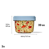 Twist & Stack Container (20 oz) – 2-Pack W6