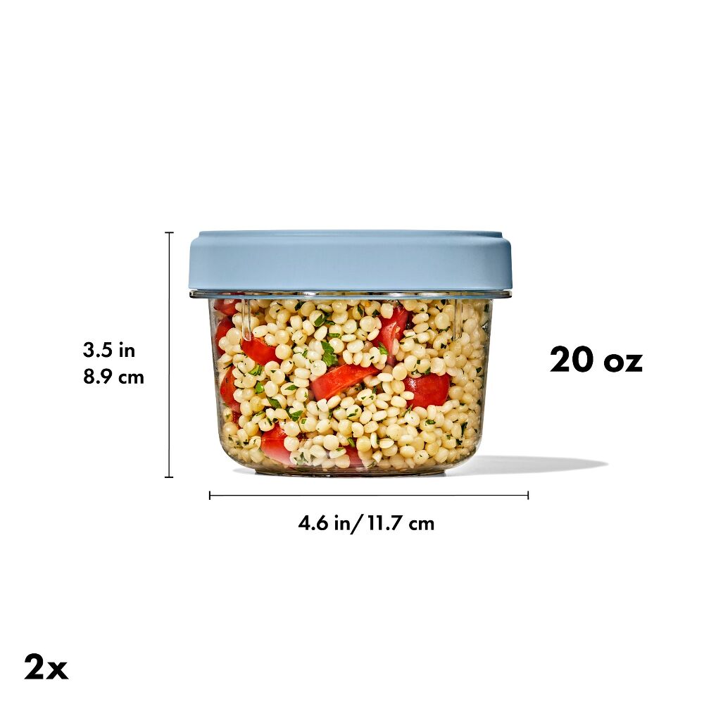 Twist & Stack Container (20 oz) – 2-Pack W6