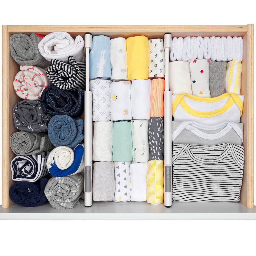 OXO TOT Expandable Dresser Drawer Divider - 4 Pack V8
