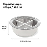 OXO Pet Easy-Clean Slow Feeder - Medium, 2 Cups/489 mL K4