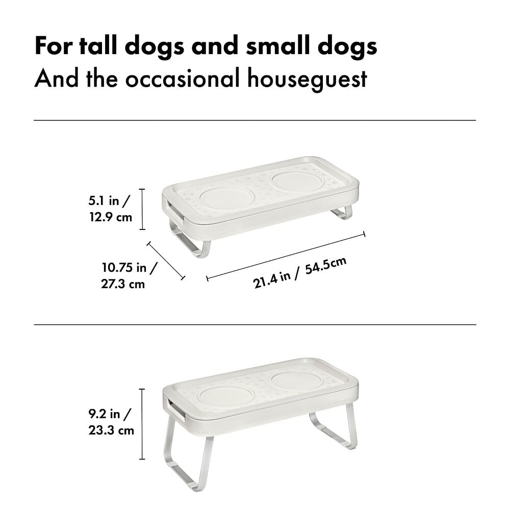 OXO Pet Adjustable Elevated Feeder U4