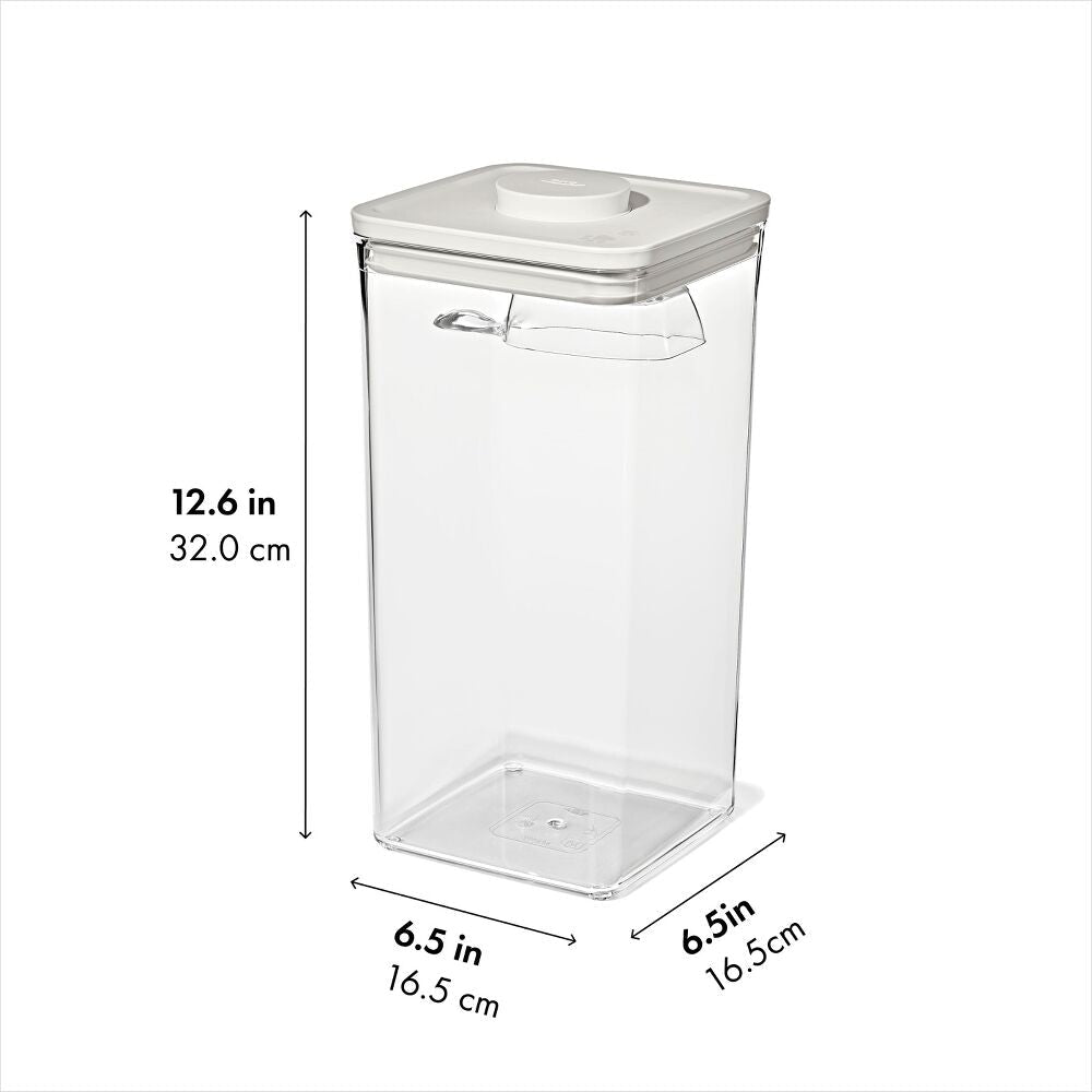 POP Container with Scoop — Big Square Tall — 6 Qt/5.7 L F4