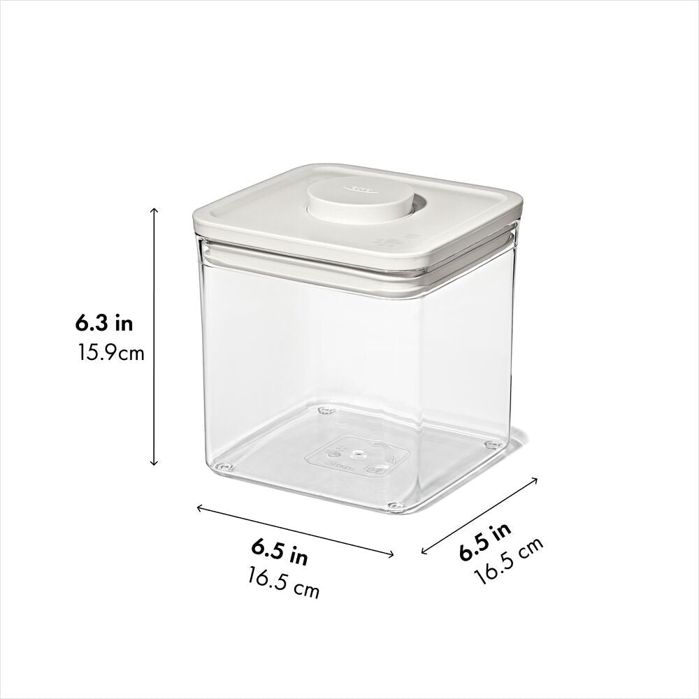 OXO Pet POP Container — Big Square Short — 2.8 Qt/2.6 L N9