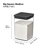 POP Container - Big Square Medium (4.4 Qt/4.2 L) X1