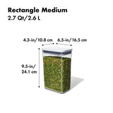 POP Container - Rectangle Medium (2.7 Qt/2.6 L) I7