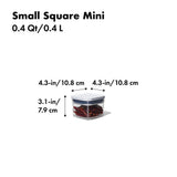 POP Container - Small Square Mini (0.4 Qt.) J7