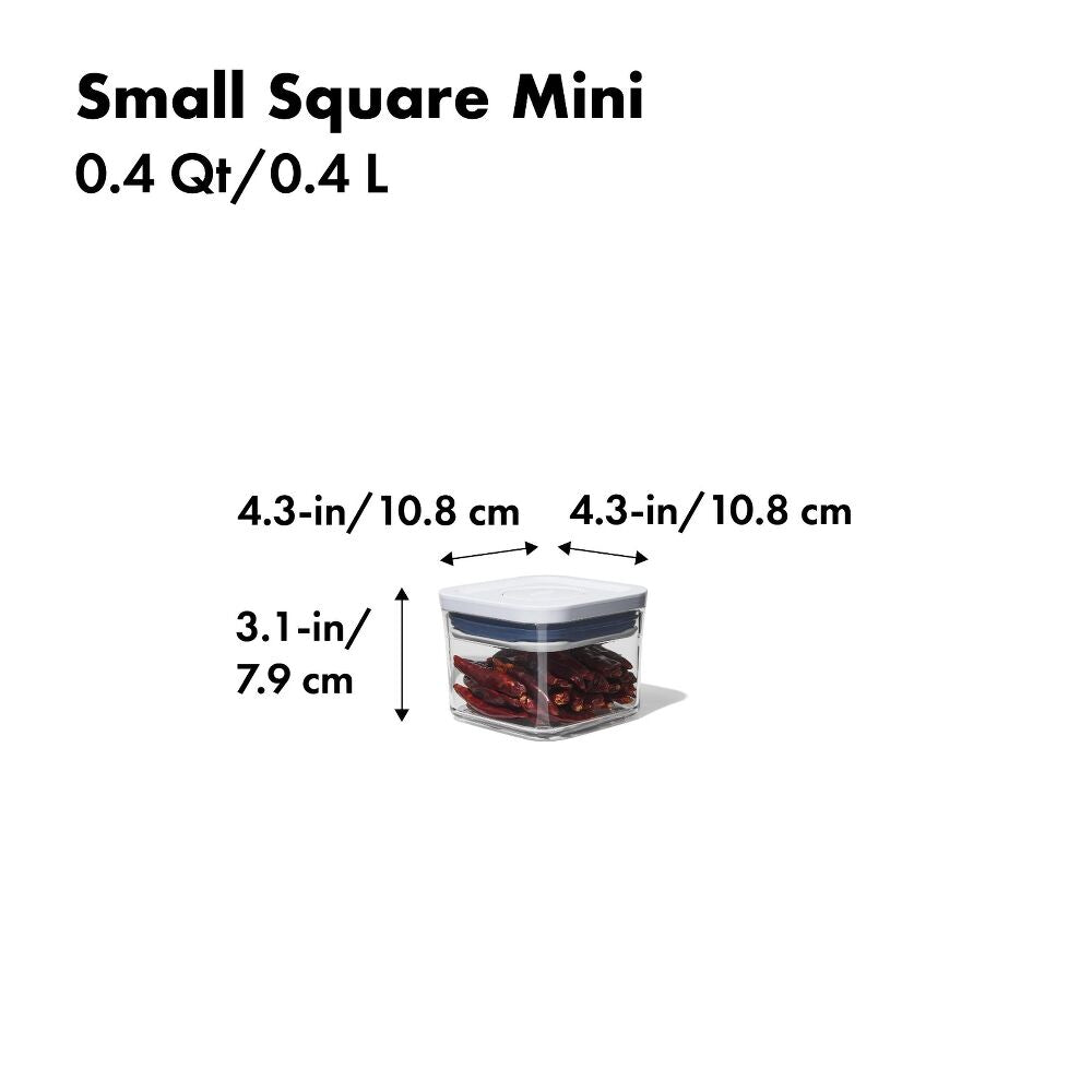 POP Container - Small Square Mini (0.4 Qt.) J7