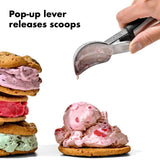 Steel Lever Ice Cream Scoop R0