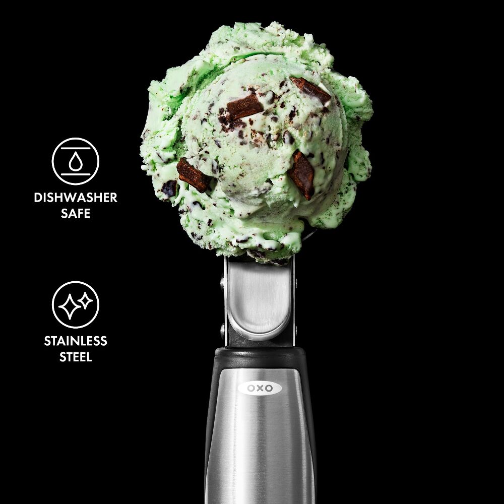 Steel Lever Ice Cream Scoop R0