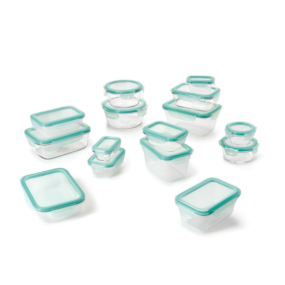 OXO Good Grips 30 Piece Smart Seal Glass & Plastic Container Set B6