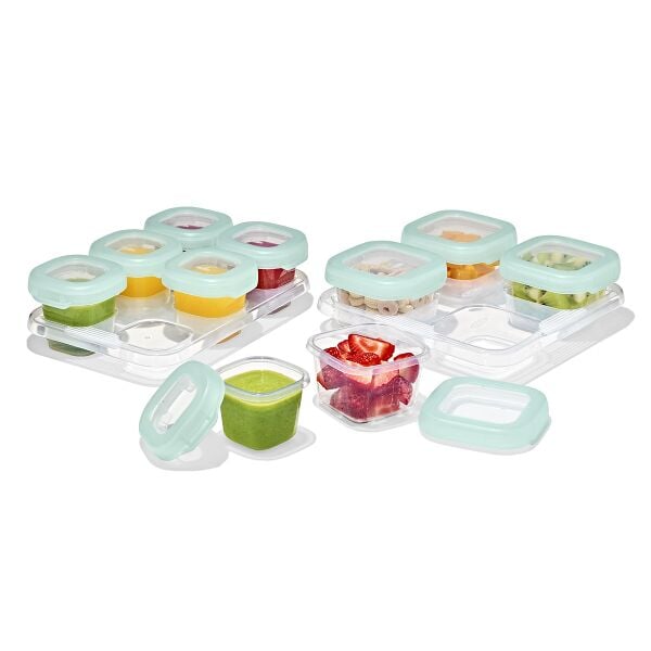12-Piece Baby Blocks Food Storage Container Set - Opal V5