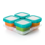 6 oz Baby Blocks™ Plastic Freezer Storage Containers - Tot Teal N0