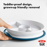 Stick & Stay Suction Divided Plate H7