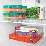 12-Piece Baby Blocks™ Plastic Freezer Storage Container Set - Tot Teal I7