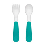 On-the-Go Plastic Fork and Spoon Set with Travel Case G3