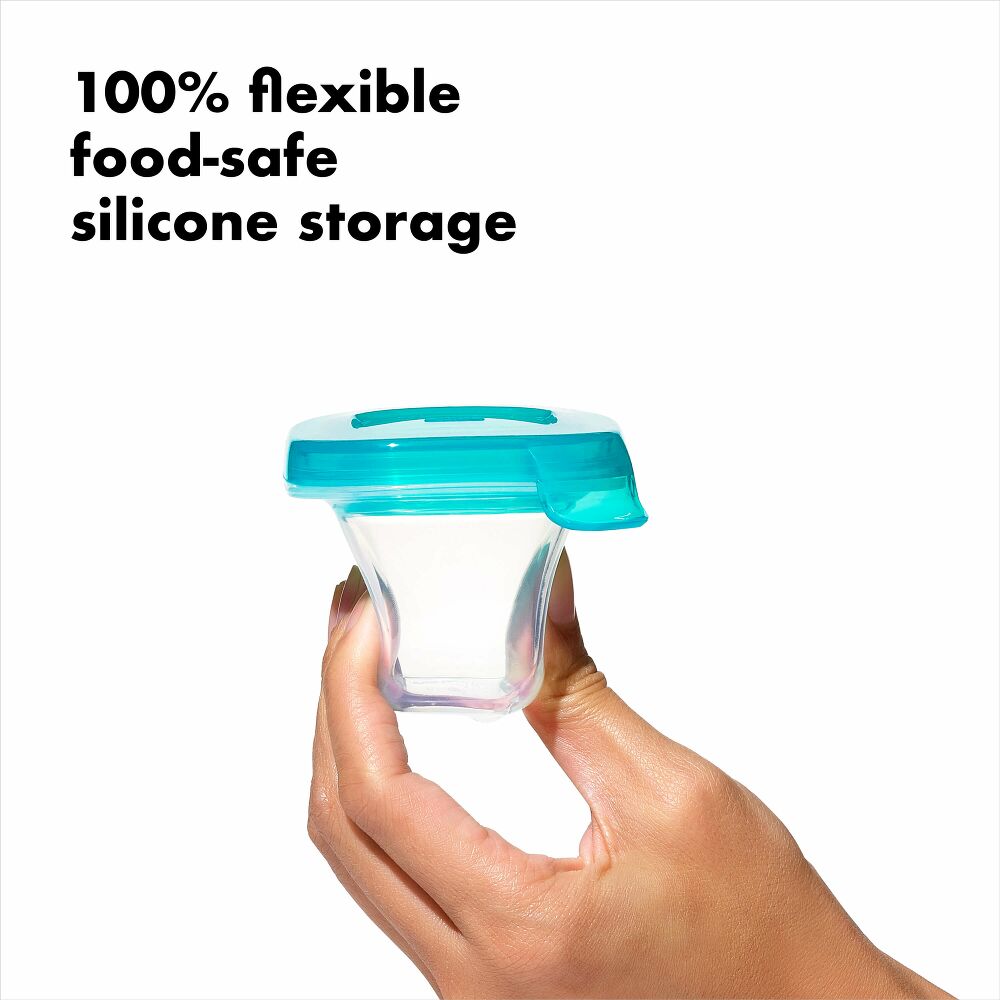 2 oz Baby Blocks™ Silicone Freezer Storage Containers K1