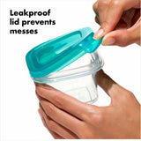 4 oz Baby Blocks™ Silicone Freezer Storage Containers - Tot Teal T8