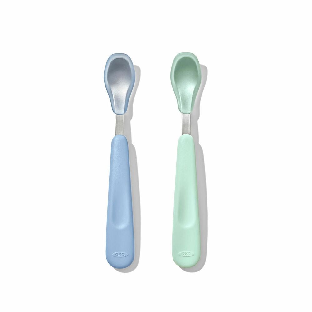 Feeding Spoon Set with Soft Silicone E1