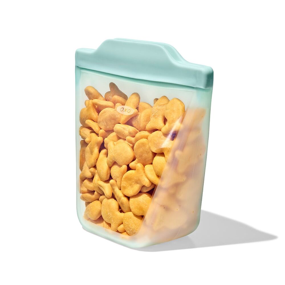 Tot Silicone Reusable Bag - 2-Piece Stand-Up Cup Set M0