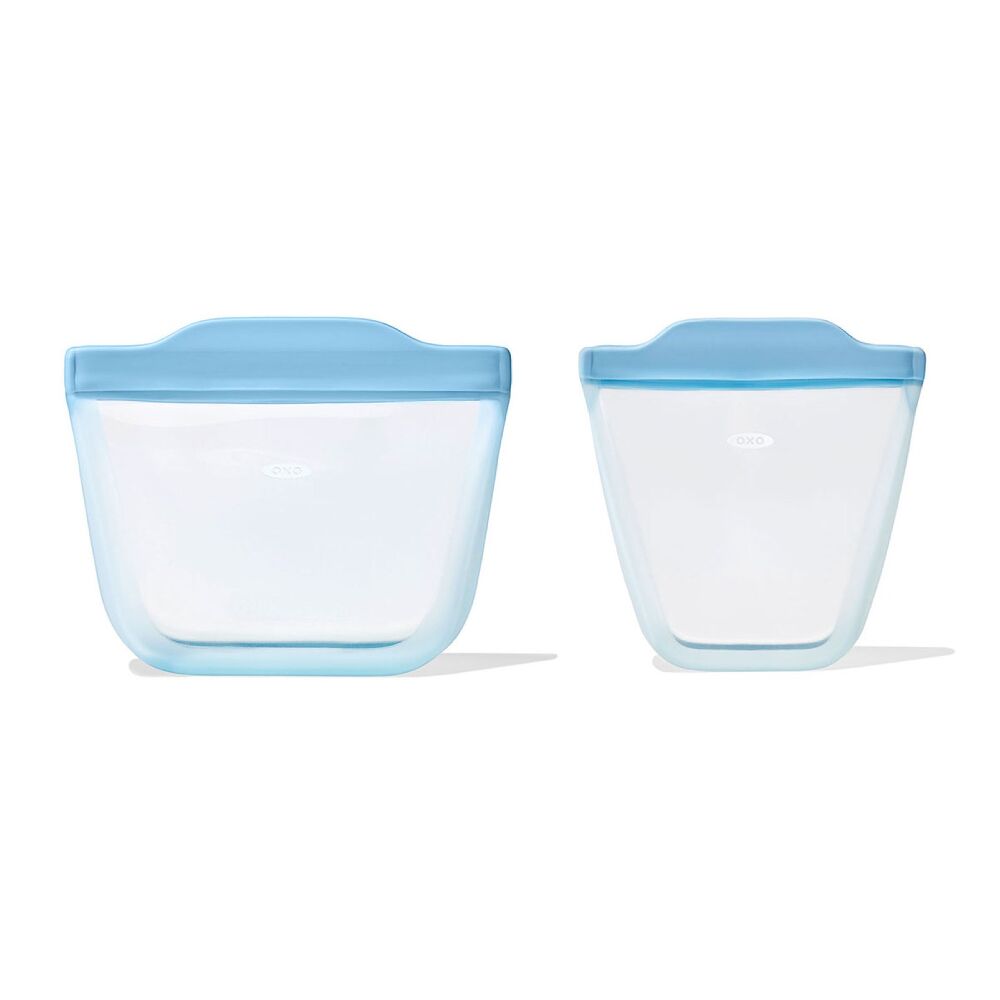 Tot Silicone Reusable Bag - 2-Piece Stand-Up Cup Set M0