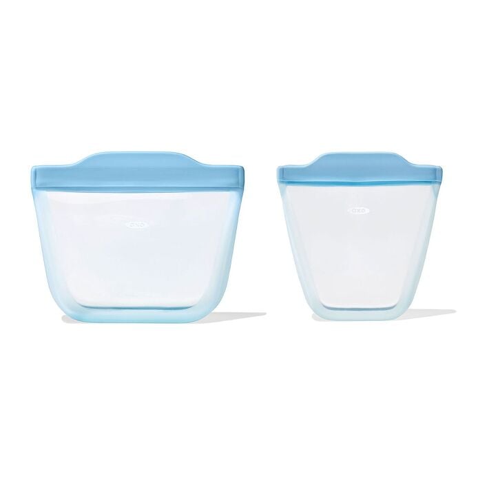 Tot Silicone Reusable Bag - 2-Piece Stand-Up Cup Set M0