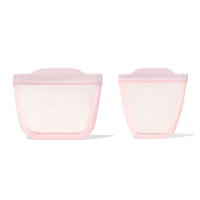Tot Silicone Reusable Bag - 2-Piece Stand-Up Cup Set M0