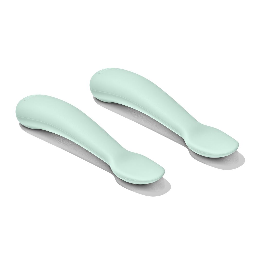 Textured Suction Plate & Spoons Set – 3-Piece H8