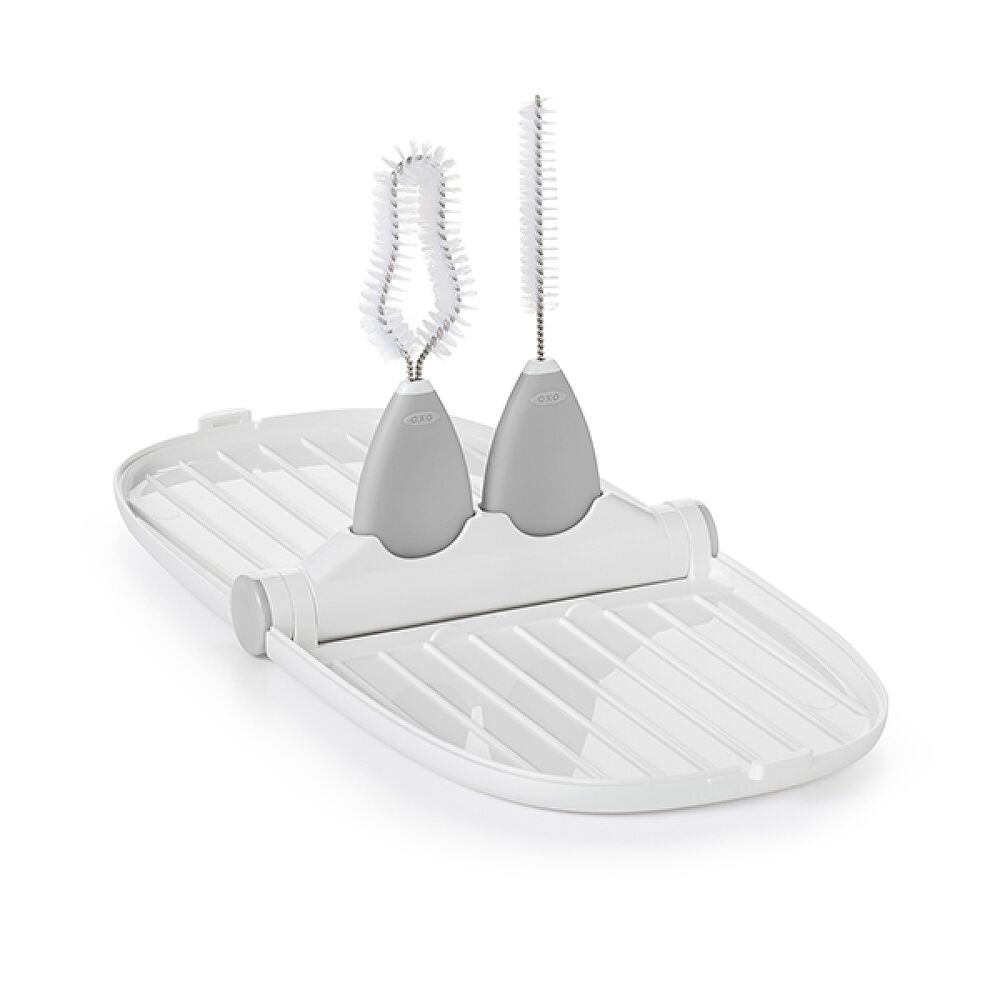 Breast Pump Parts Drying Rack with Detail Brushes Q4