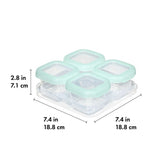 Baby Blocks Food Storage Containers (6 oz) - Opal T8